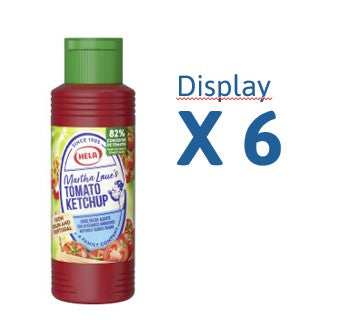 Display x 6 Kétchup Sin Azúcar Añadida
